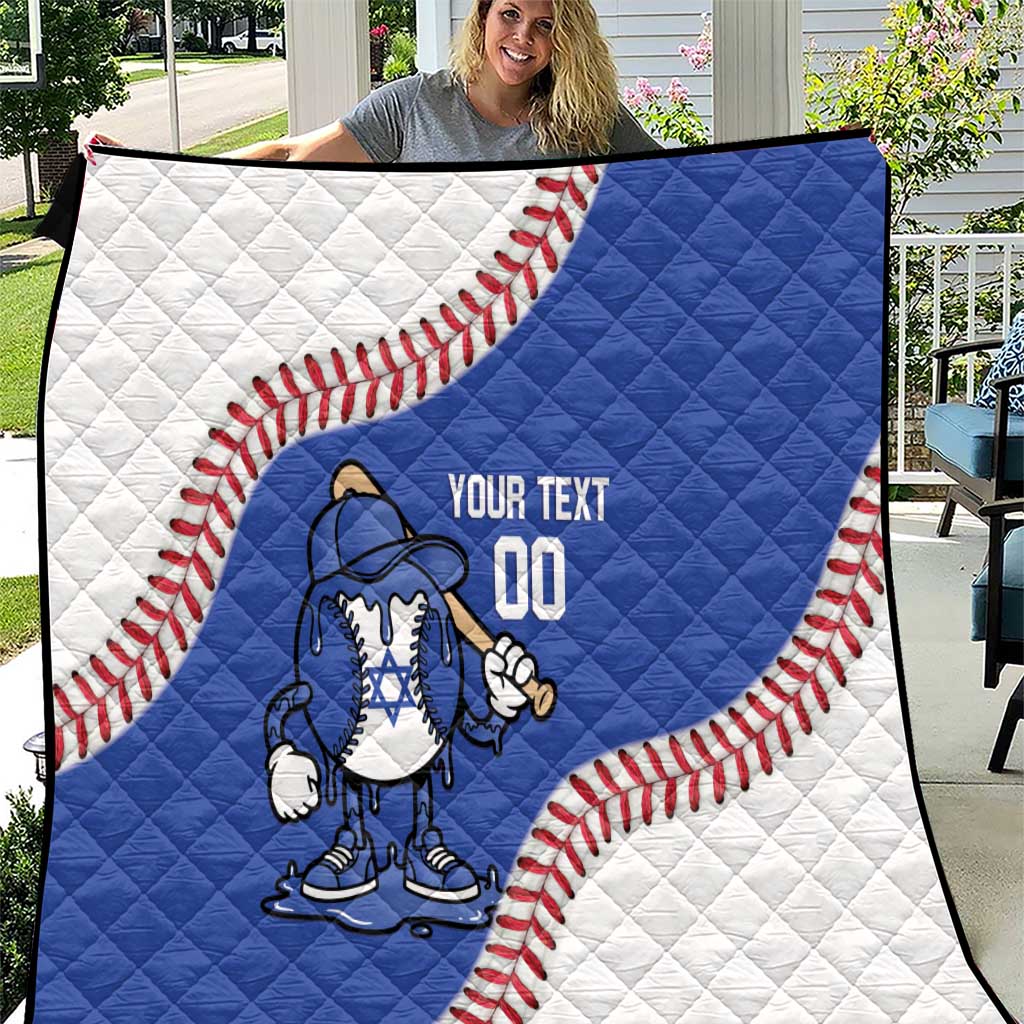 Israel 2026 Baseball Custom Quilt Go Champions Drip Style