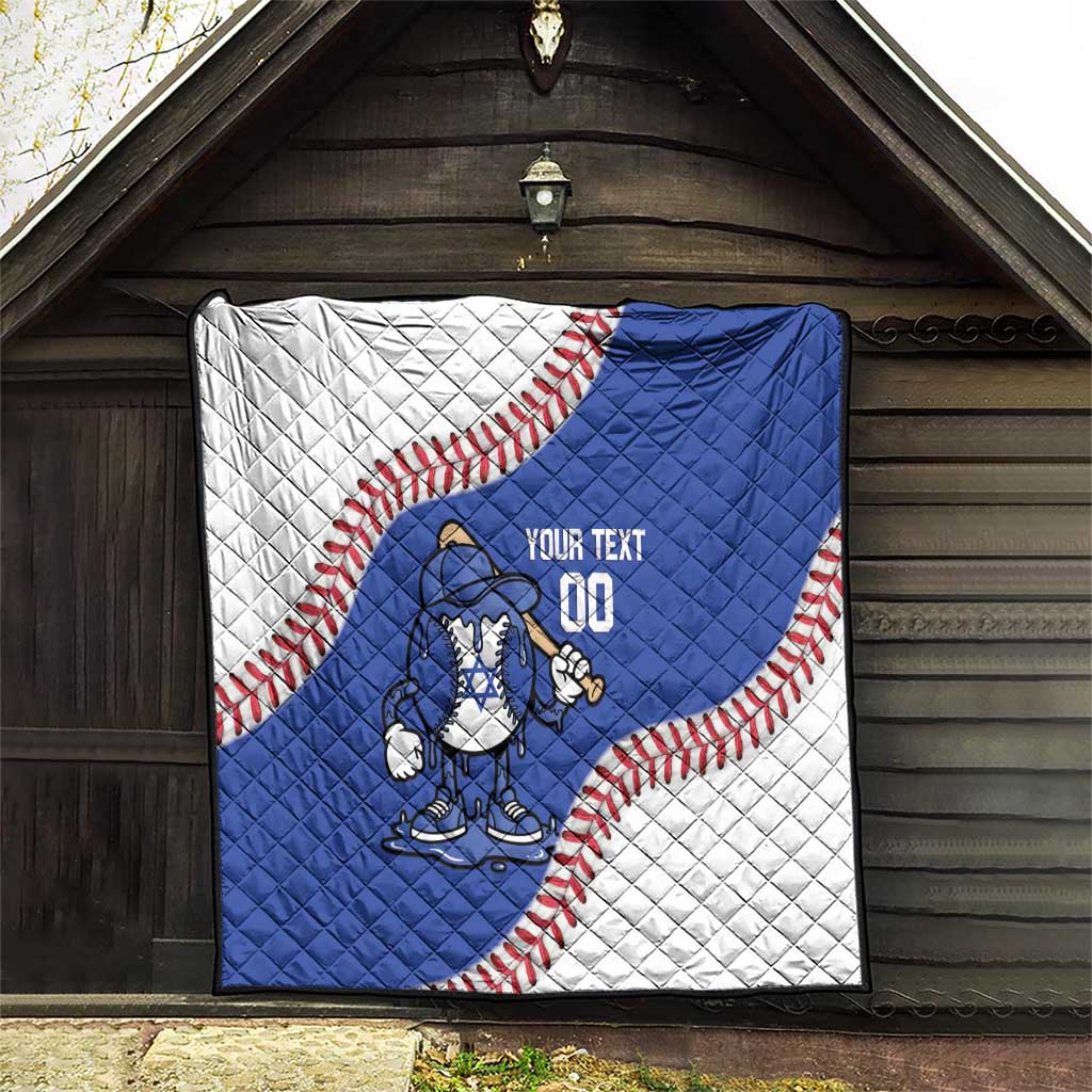 Israel 2026 Baseball Custom Quilt Go Champions Drip Style