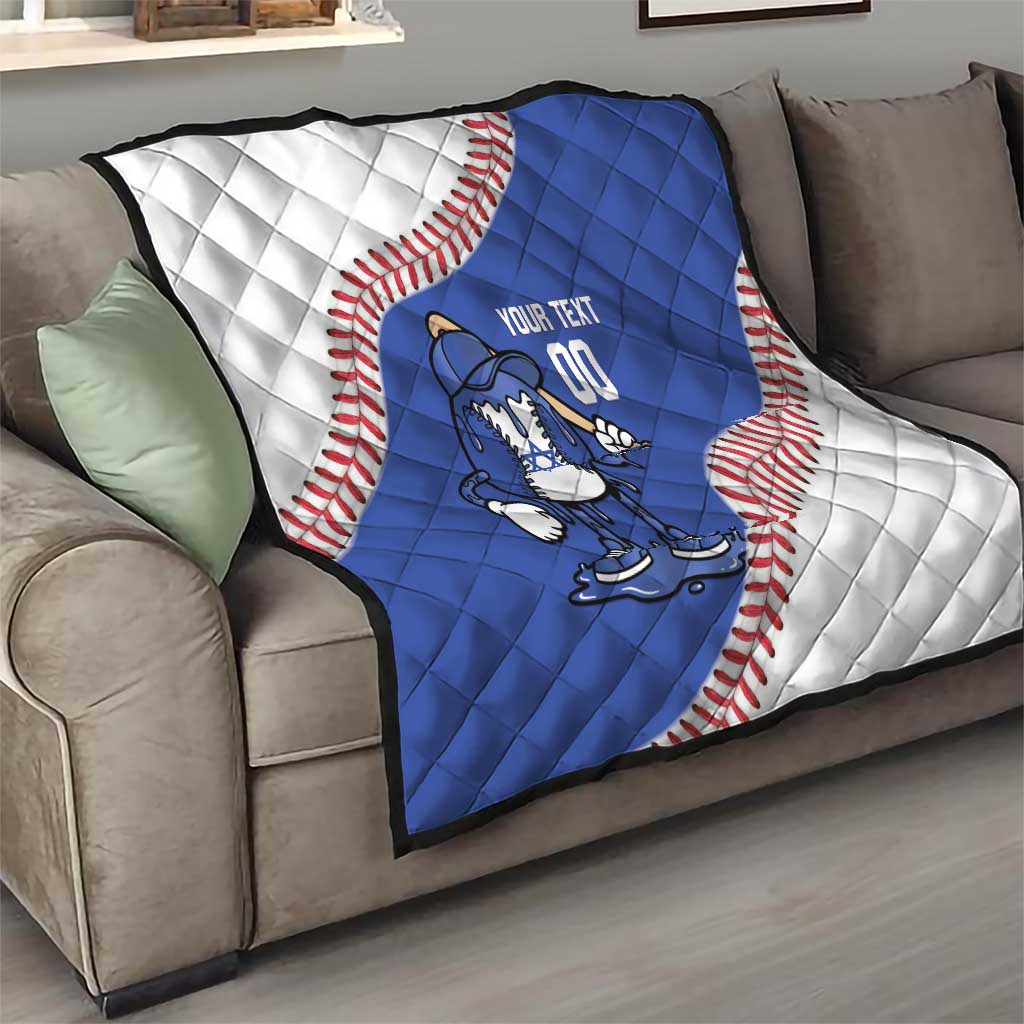 Israel 2026 Baseball Custom Quilt Go Champions Drip Style