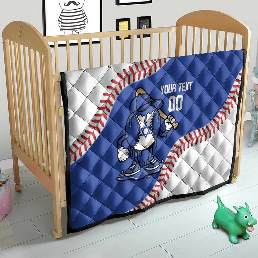 Israel 2026 Baseball Custom Quilt Go Champions Drip Style
