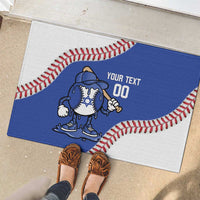 Israel 2026 Baseball Custom Rubber Doormat Go Champions Drip Style