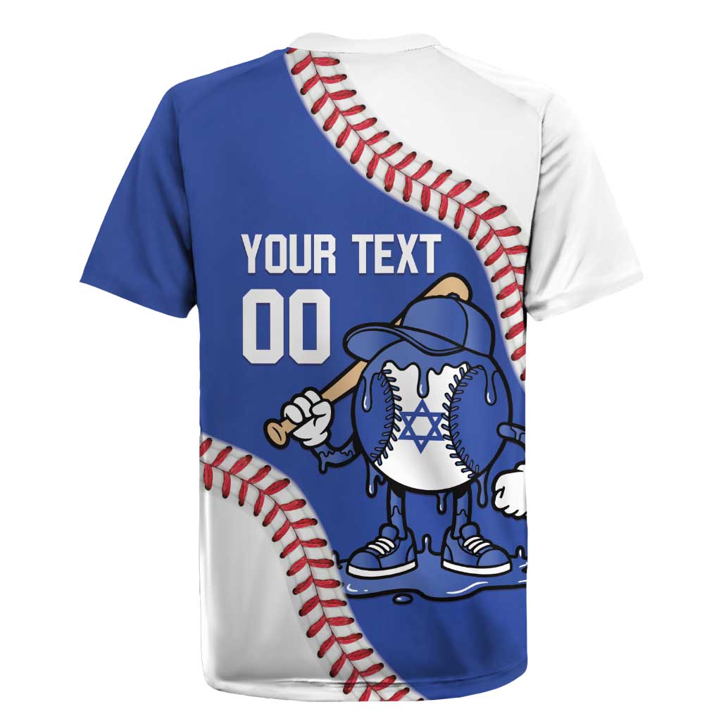 Israel 2026 Baseball Custom Rugby Jersey Go Champions Drip Style