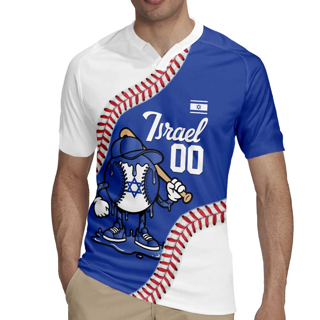 Israel 2026 Baseball Custom Rugby Jersey Go Champions Drip Style