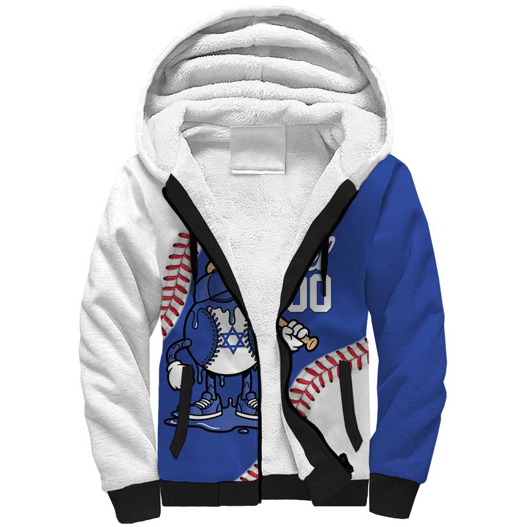 Israel 2026 Baseball Custom Sherpa Hoodie Go Champions Drip Style