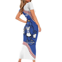 Israel 2026 Baseball Custom Short Sleeve Bodycon Dress Go Champions Drip Style