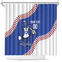 Israel 2026 Baseball Custom Shower Curtain Go Champions Drip Style