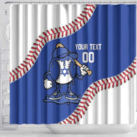 Israel 2026 Baseball Custom Shower Curtain Go Champions Drip Style
