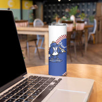 Israel 2026 Baseball Custom Skinny Tumbler Go Champions Drip Style