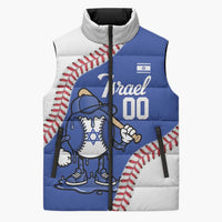 Israel 2026 Baseball Custom Sleeveless Puffer Jacket Go Champions Drip Style