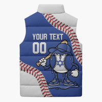 Israel 2026 Baseball Custom Sleeveless Puffer Jacket Go Champions Drip Style
