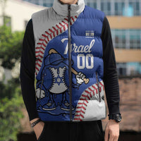 Israel 2026 Baseball Custom Sleeveless Puffer Jacket Go Champions Drip Style