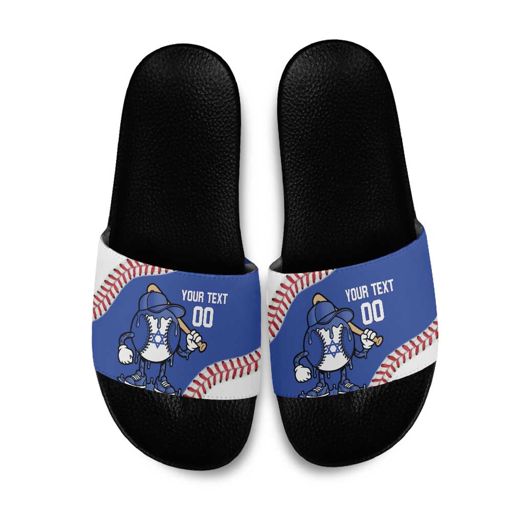 Israel 2026 Baseball Custom Slide Sandals Go Champions Drip Style