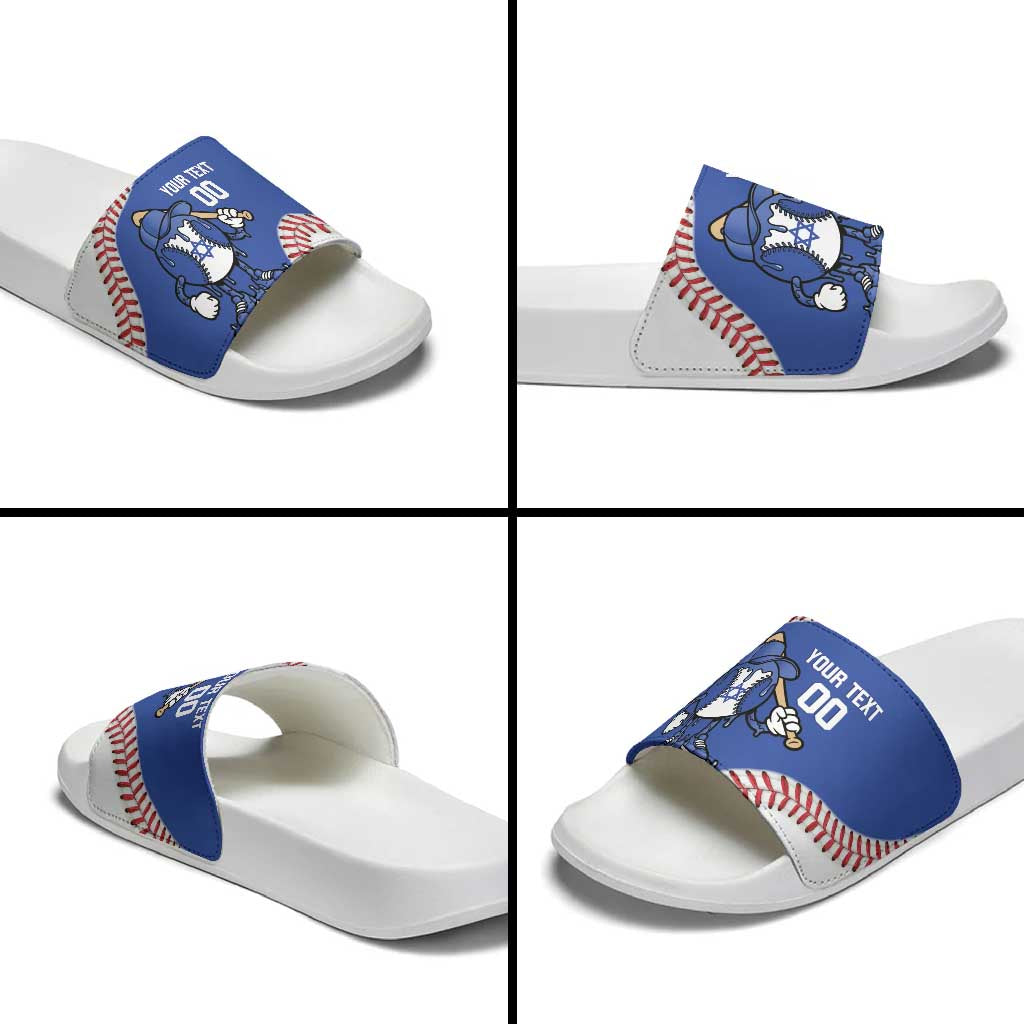 Israel 2026 Baseball Custom Slide Sandals Go Champions Drip Style