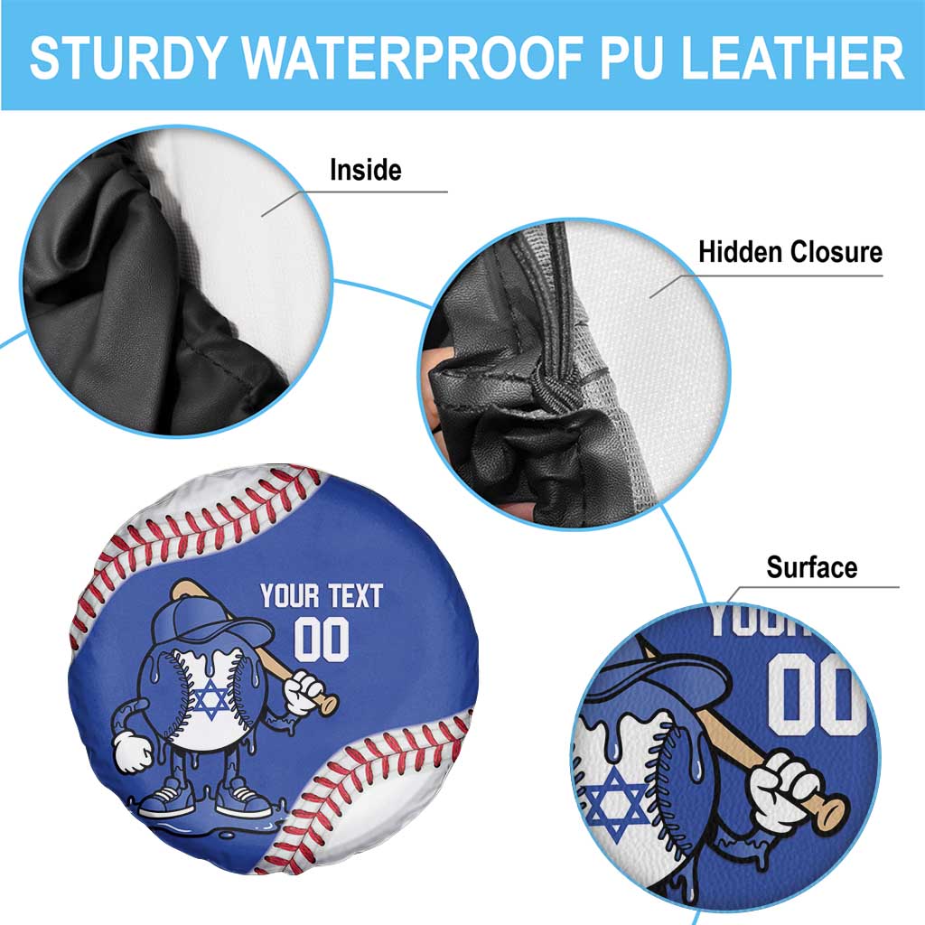 Israel 2026 Baseball Custom Spare Tire Cover Go Champions Drip Style