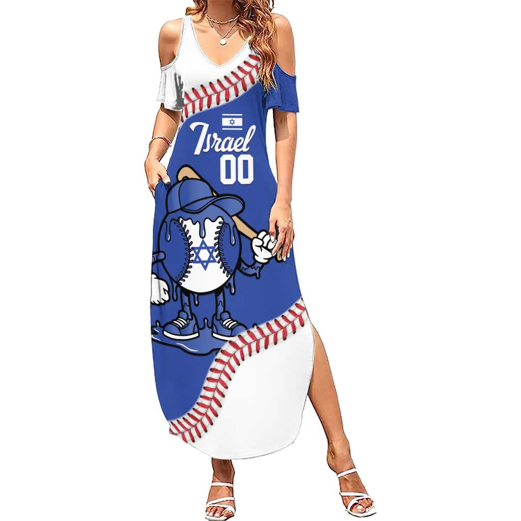Israel 2026 Baseball Custom Summer Maxi Dress Go Champions Drip Style