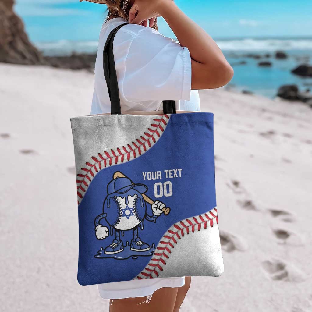 Israel 2026 Baseball Custom Tote Bag Go Champions Drip Style