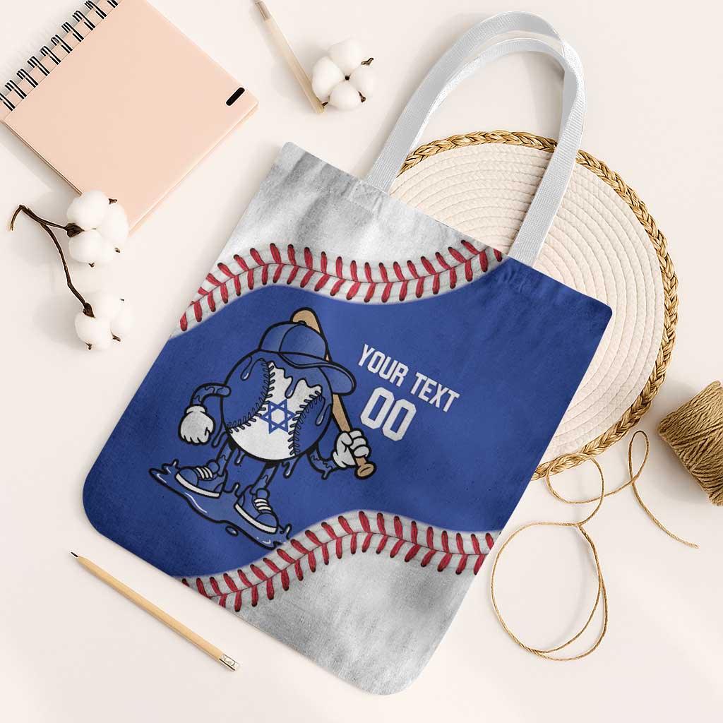 Israel 2026 Baseball Custom Tote Bag Go Champions Drip Style