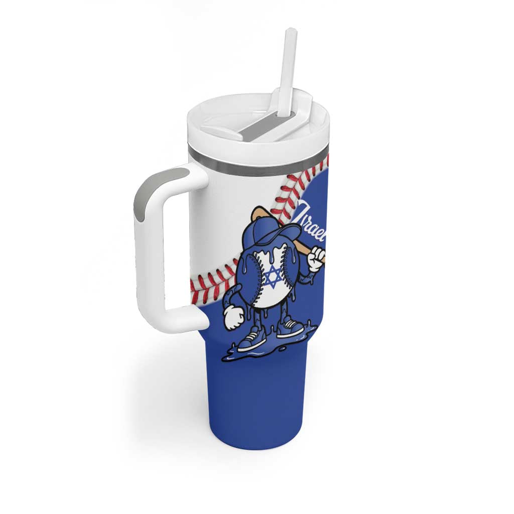 Israel 2026 Baseball Custom Tumbler With Handle Go Champions Drip Style