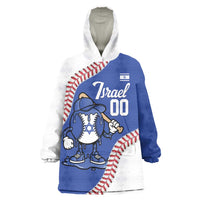 Israel 2026 Baseball Custom Wearable Blanket Hoodie Go Champions Drip Style