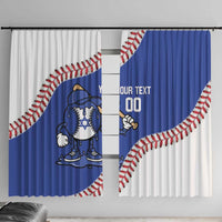 Israel 2026 Baseball Custom Window Curtain Go Champions Drip Style