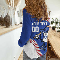 Israel 2026 Baseball Custom Women Casual Shirt Go Champions Drip Style