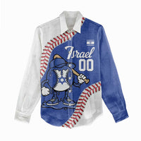 Israel 2026 Baseball Custom Women Casual Shirt Go Champions Drip Style