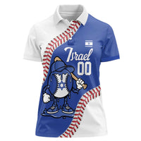 Israel 2026 Baseball Custom Women Polo Shirt Go Champions Drip Style