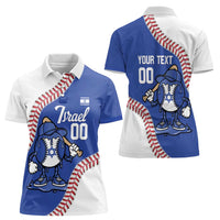 Israel 2026 Baseball Custom Women Polo Shirt Go Champions Drip Style