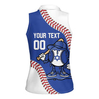 Israel 2026 Baseball Custom Women Sleeveless Polo Shirt Go Champions Drip Style
