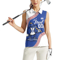 Israel 2026 Baseball Custom Women Sleeveless Polo Shirt Go Champions Drip Style