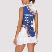 Israel 2026 Baseball Custom Women Sleeveless Polo Shirt Go Champions Drip Style