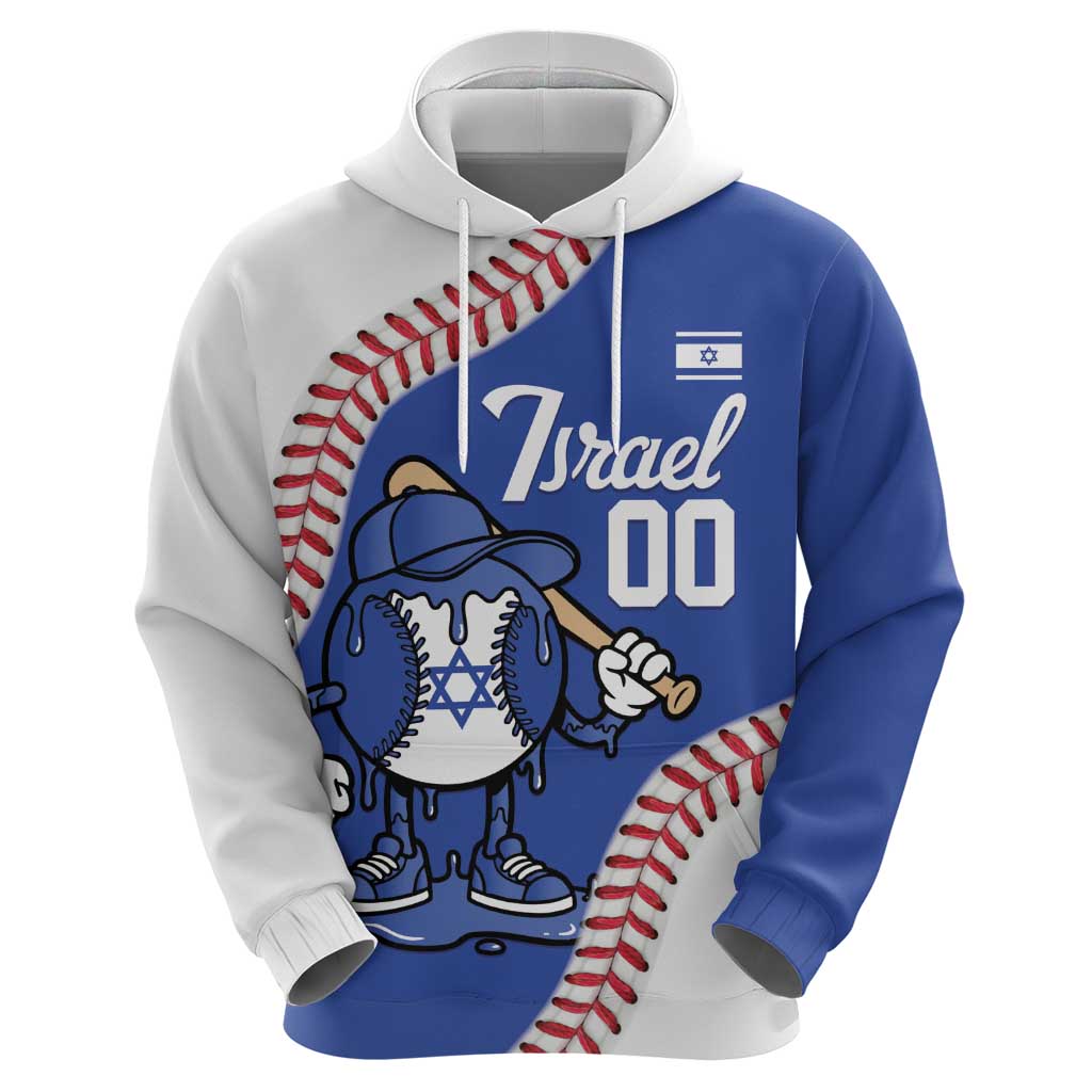 Israel 2026 Baseball Custom Zip Hoodie Go Champions Drip Style