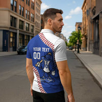 Israel 2026 Baseball Custom Zipper Polo Shirt Go Champions Drip Style