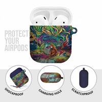 Team Punch The Monkey AirPods Case Baby Monkey Stay Strong Graffiti Style