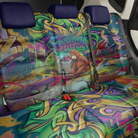 Team Punch The Monkey Back Car Seat Cover Baby Monkey Stay Strong Graffiti Style