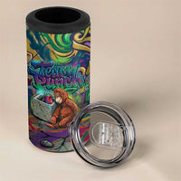 Team Punch The Monkey 4 in 1 Can Cooler Tumbler Baby Monkey Stay Strong Graffiti Style