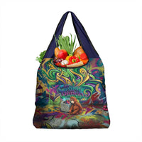 Team Punch The Monkey Grocery Bag Baby Monkey Stay Strong Graffiti Style