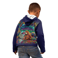 Team Punch The Monkey Kid Hoodie Baby Monkey Stay Strong Graffiti Style