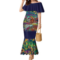 Team Punch The Monkey Mermaid Dress Baby Monkey Stay Strong Graffiti Style