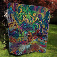 Team Punch The Monkey Quilt Baby Monkey Stay Strong Graffiti Style