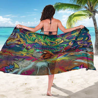 Team Punch The Monkey Sarong Baby Monkey Stay Strong Graffiti Style