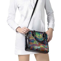 Team Punch The Monkey Shoulder Handbag Baby Monkey Stay Strong Graffiti Style