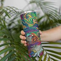 Team Punch The Monkey Skinny Tumbler Baby Monkey Stay Strong Graffiti Style