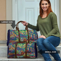 Team Punch The Monkey Travel Bag Baby Monkey Stay Strong Graffiti Style