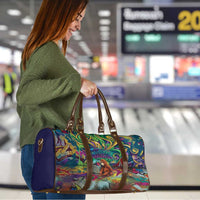Team Punch The Monkey Travel Bag Baby Monkey Stay Strong Graffiti Style