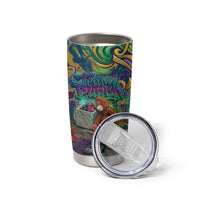 Team Punch The Monkey Tumbler Cup Baby Monkey Stay Strong Graffiti Style