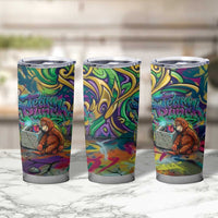Team Punch The Monkey Tumbler Cup Baby Monkey Stay Strong Graffiti Style