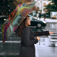 Team Punch The Monkey Umbrella Baby Monkey Stay Strong Graffiti Style