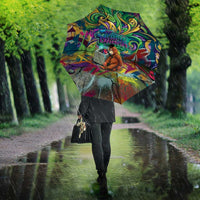 Team Punch The Monkey Umbrella Baby Monkey Stay Strong Graffiti Style