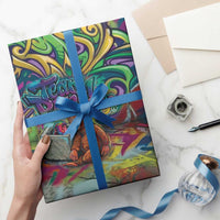 Team Punch The Monkey Wrapping Paper Baby Monkey Stay Strong Graffiti Style